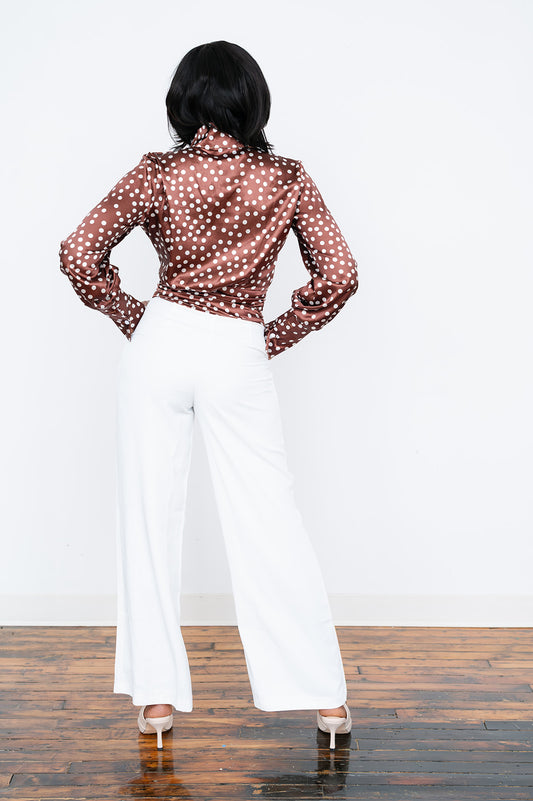 Loose‑fit straight trousers with pocket