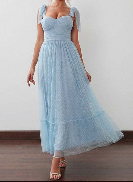 Isaline Mesh Maxi Dress