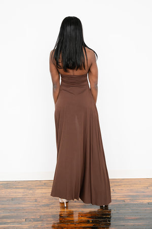 Extra‑long summer halter top