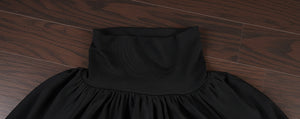 	Slim fit mock‑neck top 