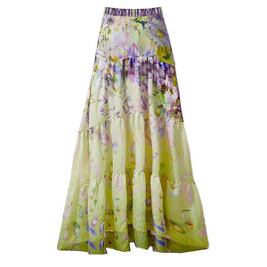 floral skirt